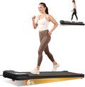 Walking Pad with Incline Under Desk Foldable Treadmill - Compact 2.5HP