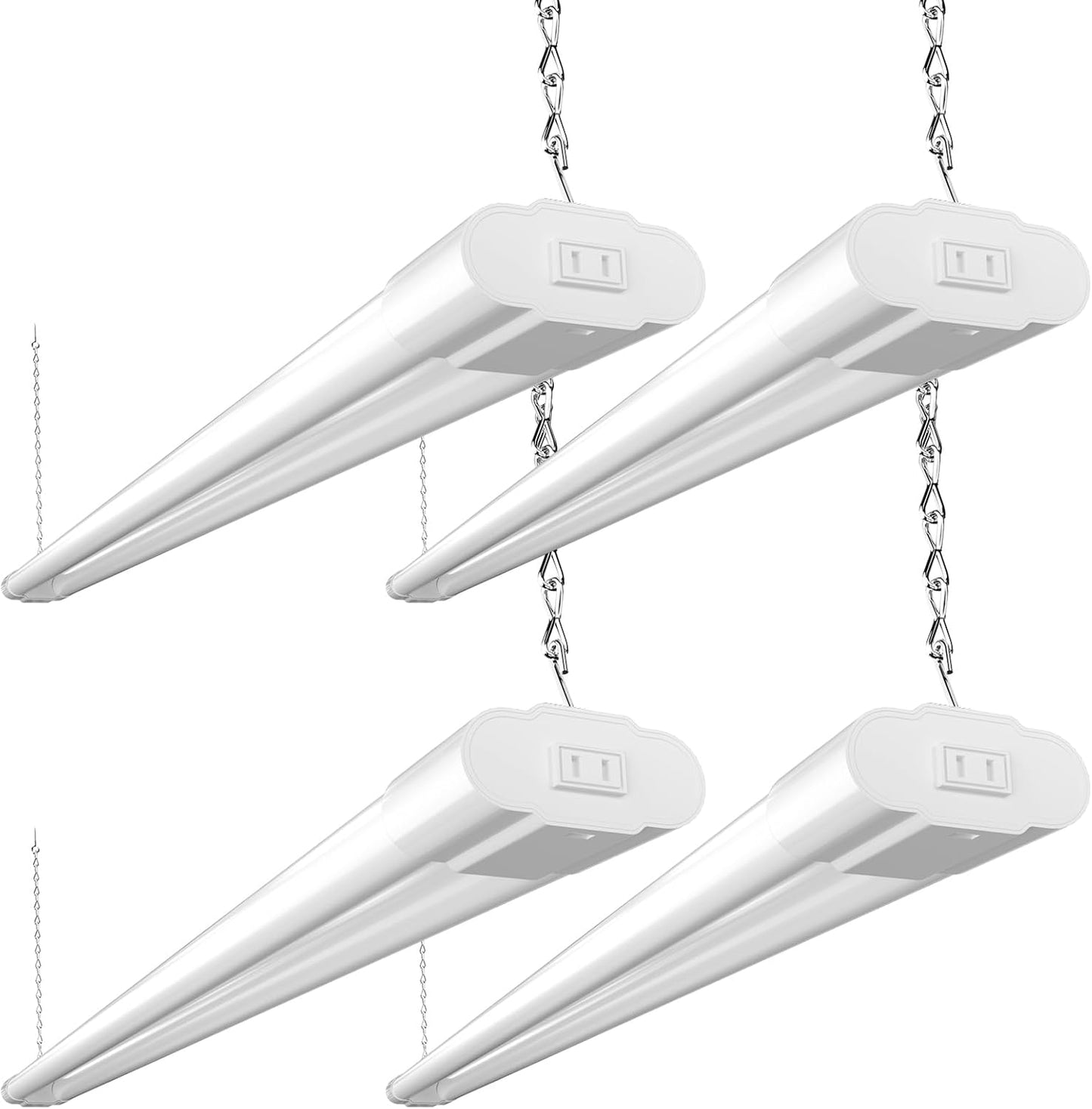 Linkable LED Utility Shop Light 4 Pack for Bright Spaces