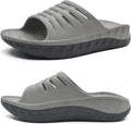 Mens Recovery Sandals Orthotic Thick Cushion Sport Slides - Arch are
