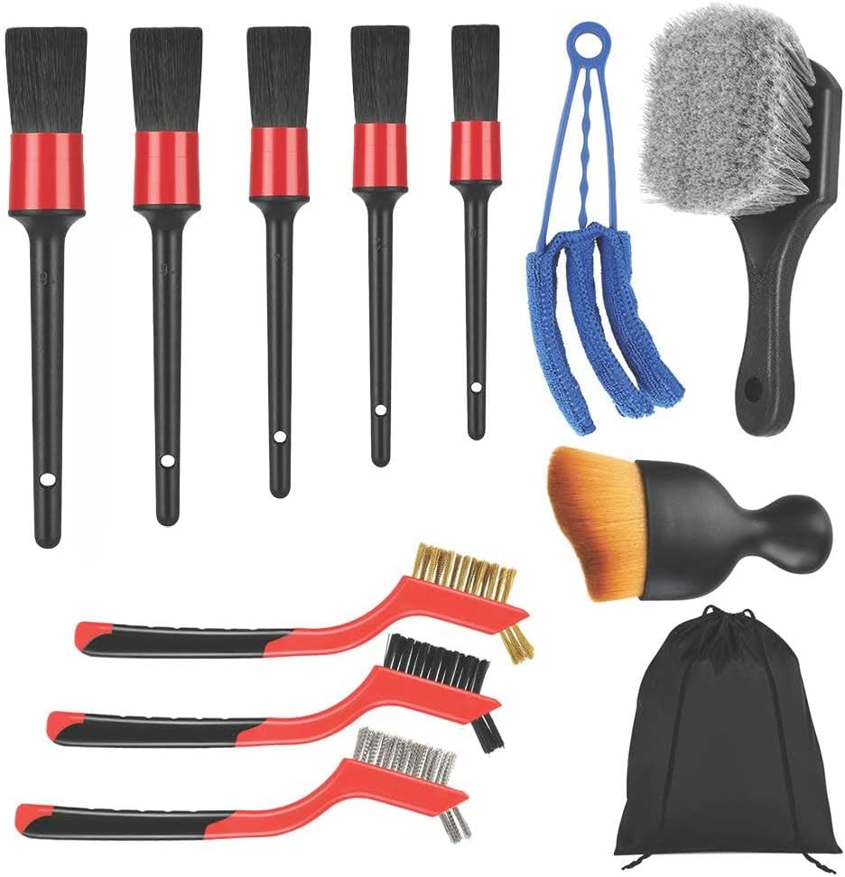 11Pcs Car Detailing Kit for Spotless Clean!