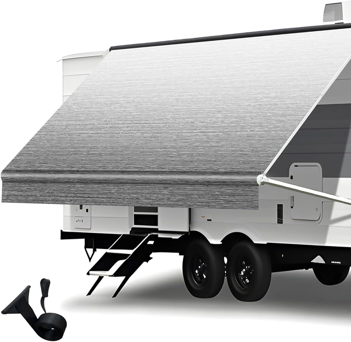 Heavy Duty RV Awning Fabric Replacement for Campers and Trailers