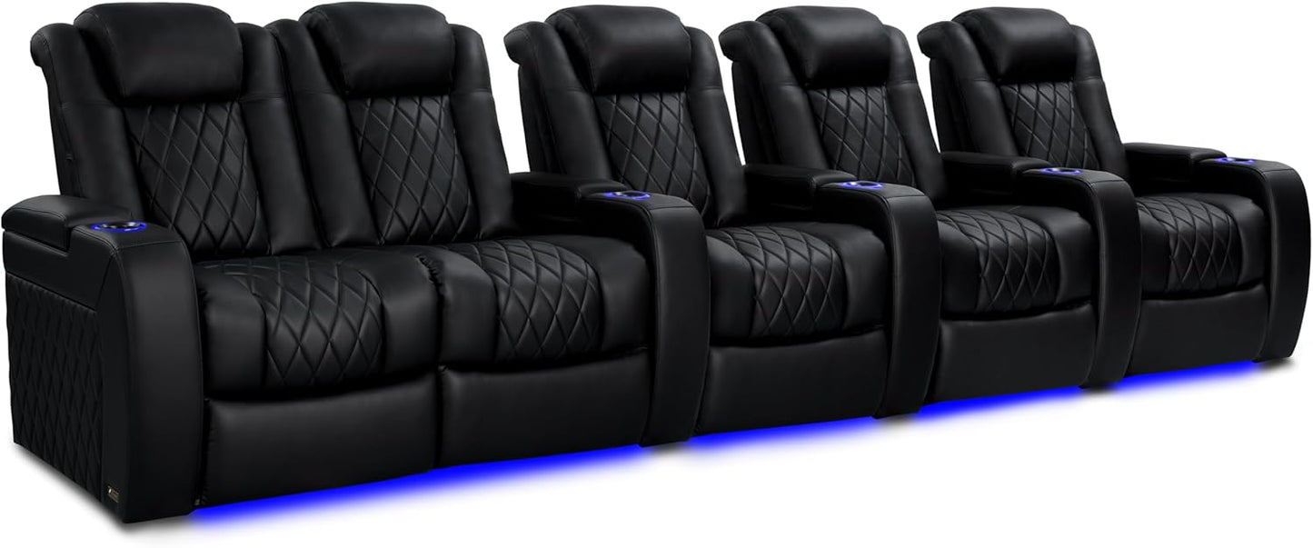 Luxury Power Recliner Seating with Massage & LED Lights
