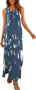 Hount Women's Maxi Dress Sleeveless Design Perfect for Summer Outings