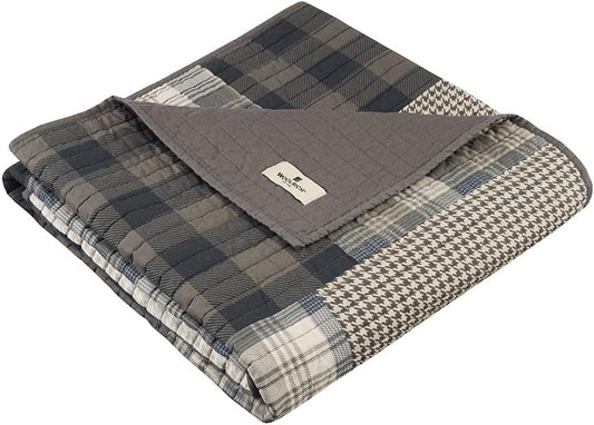 Woolrich Luxury Quilted Throw for Cozy All Season Comfort
