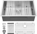 Kichae 27 Inch Undermount Kitchen Sink 27 x 18 in - Deep Single Bowl