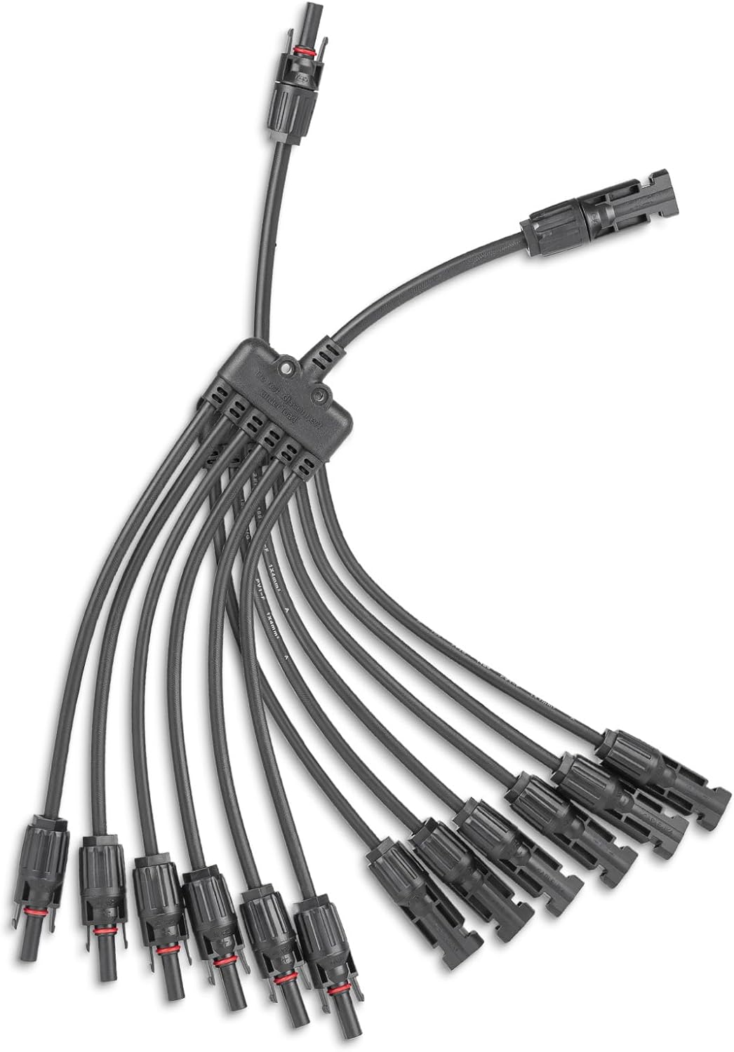 Solar Panel Connector 6 to 1 Y Branch Splitter for Solar Systems