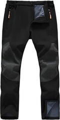 Mens Ski Waterproof Insulated Softshell Snow Pants - Warm, Durable Fit
