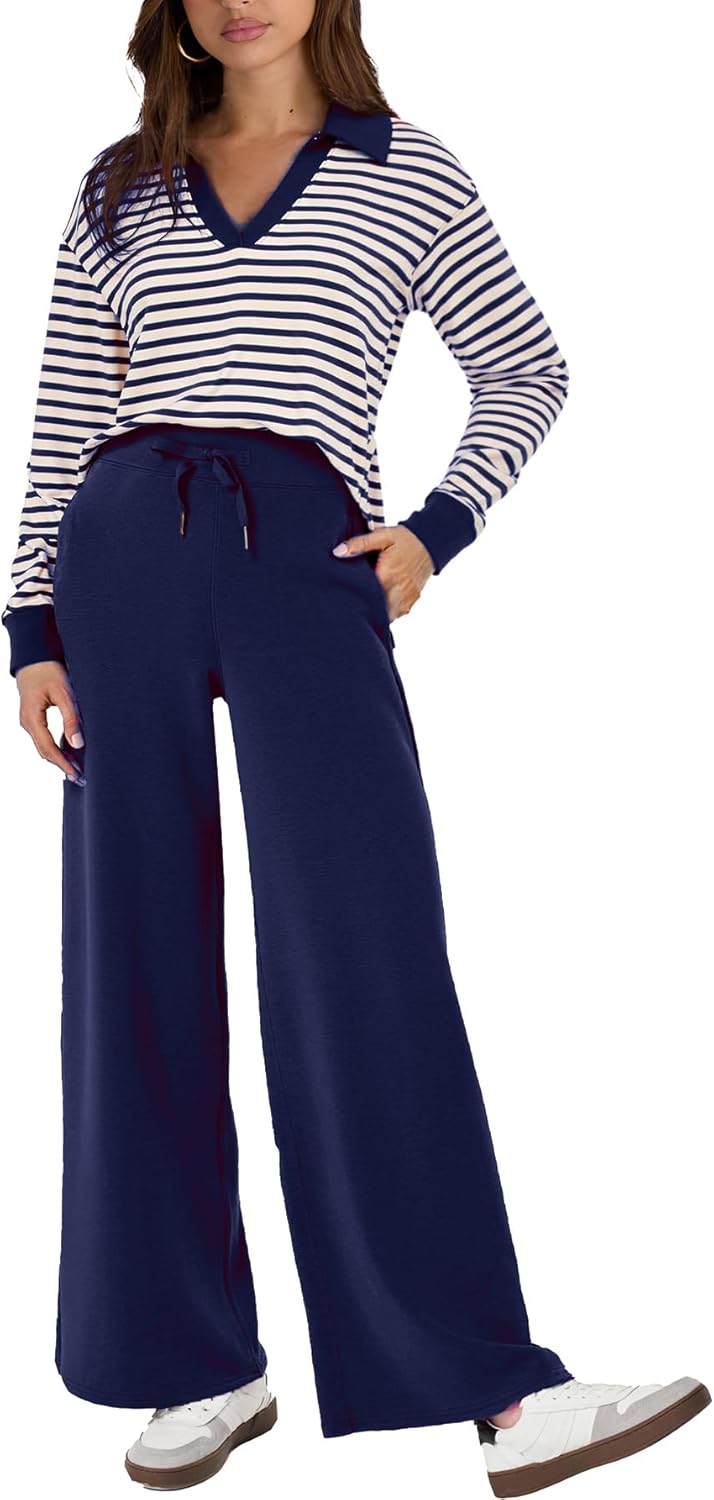 Glamaker Women's 2 Piece Sets Casual Long Sleeve Sweatsuits