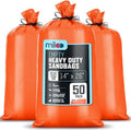 Orange Heavy Duty Sand Bags for Flooding - 50 lb Empty Sandbags