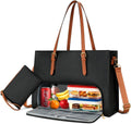 Lunch Tote Bag for Women 15.6 in Laptop Briefcase - Insulated Work