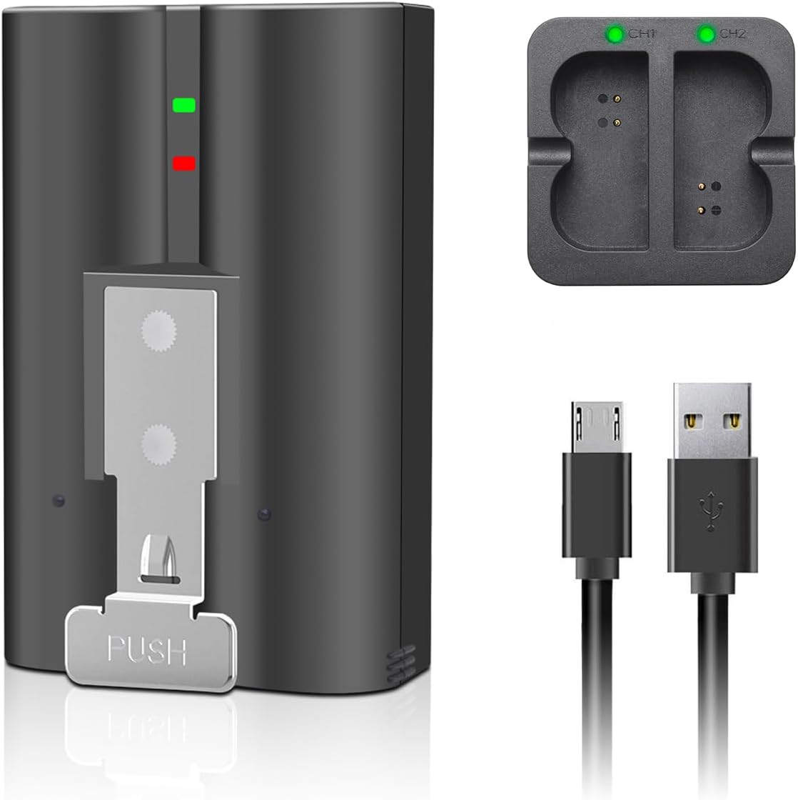 Long-Lasting Battery + Charger for Ring Cameras