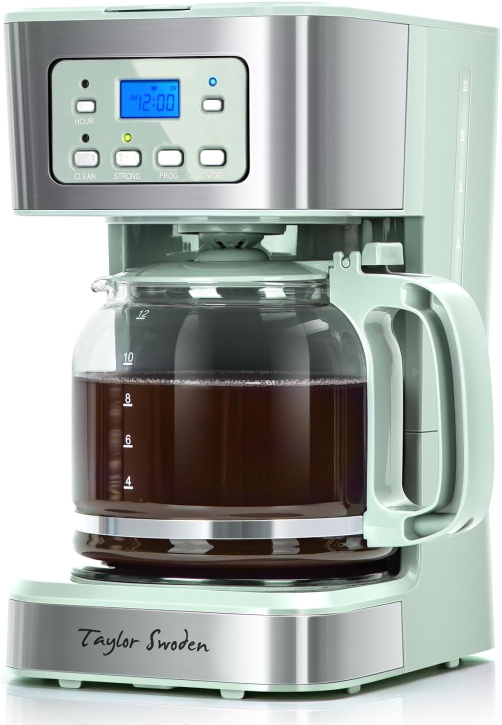 Programmable Coffee Maker with 12-Cup Capacity for Home Use