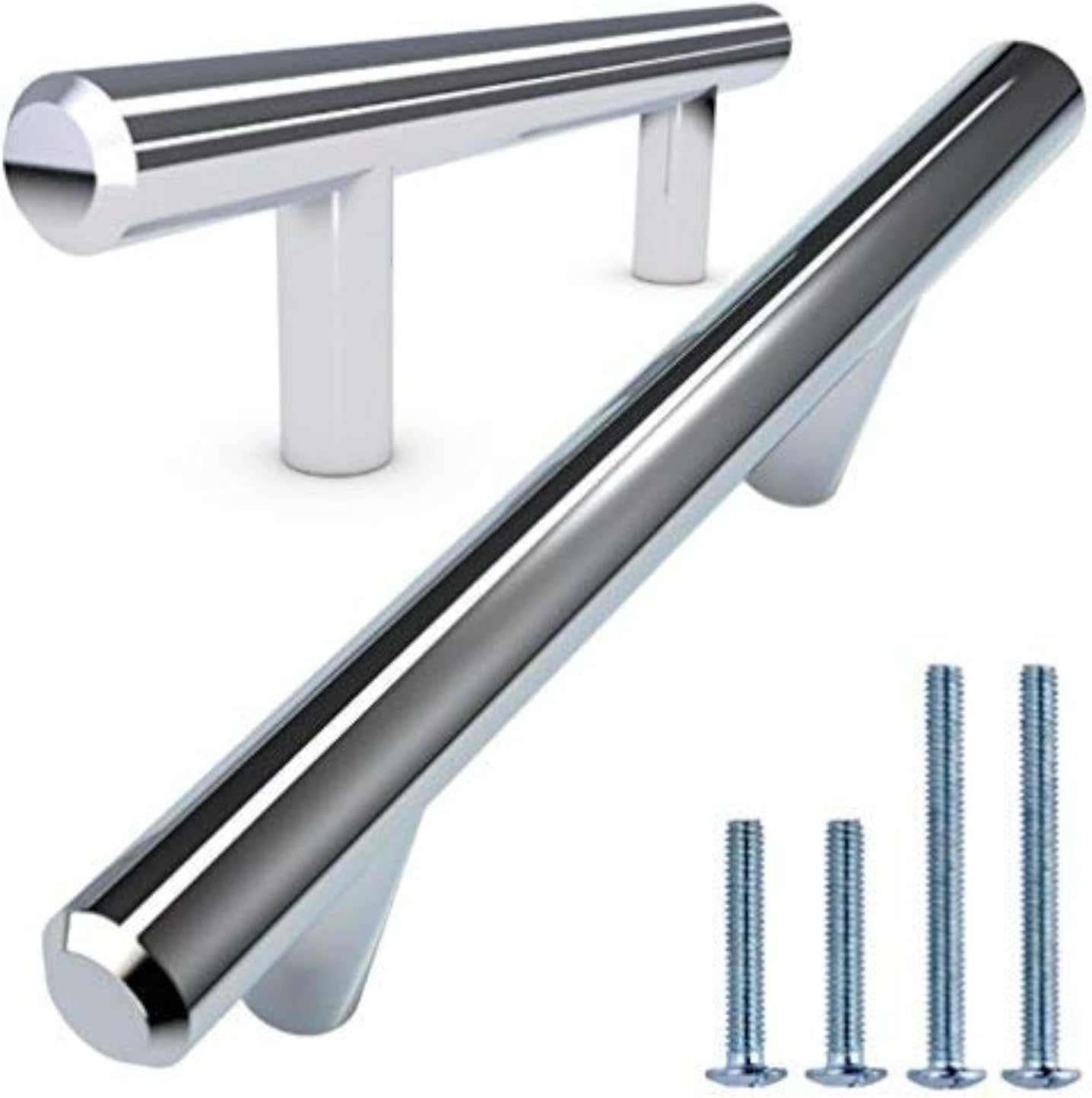 Premium Solid Euro Style Bar Handle Pulls for Cabinets