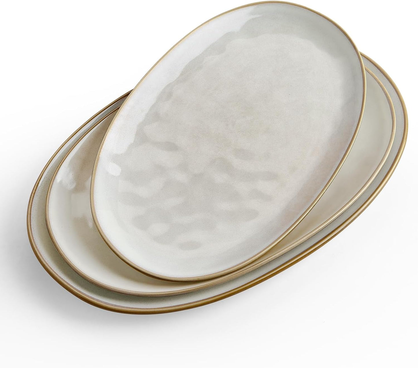 Famiware Serving Platter Set - Elegant Oval Dishes for Entertaining