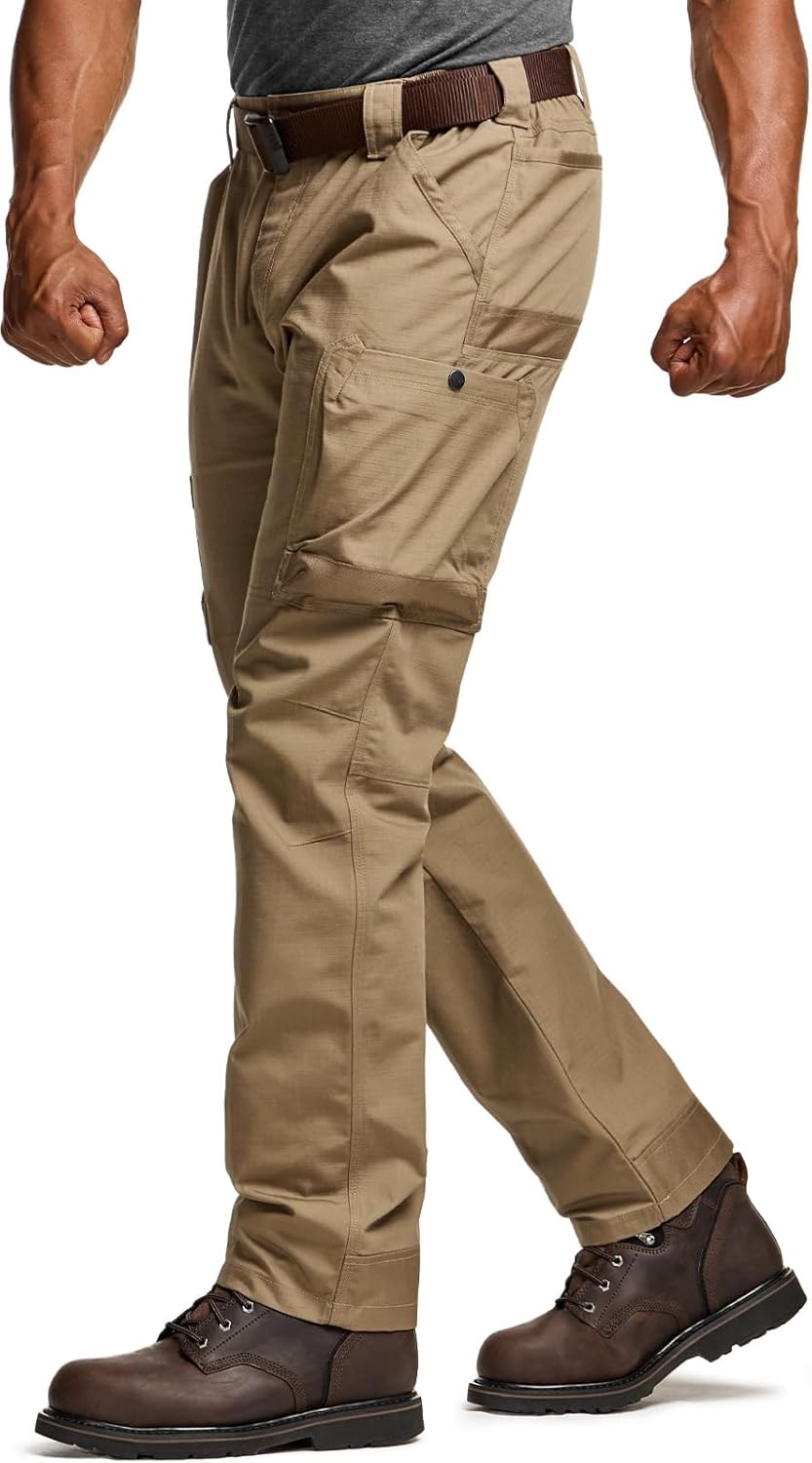 CQR Men's Quick Dry Work Pants for Tactical Outdoor Activities