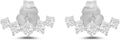 Elegant 10K Gold Round Diamond Stud Earrings for Every Occasion