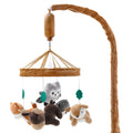 Whimsical Woodland Baby Crib Mobile with Musical Lullabies