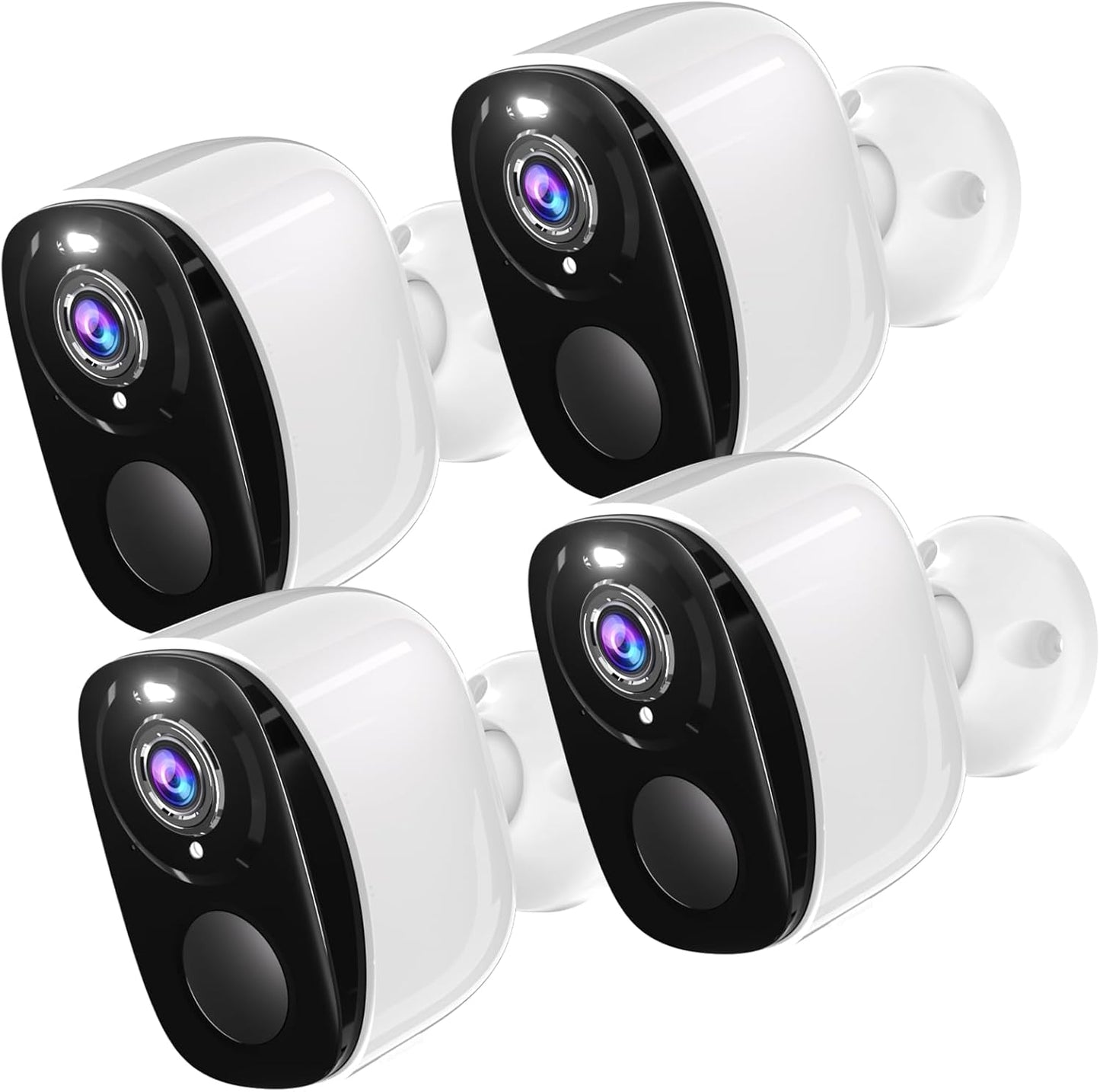 Wireless Outdoor Security Cam, Color Night Vision, No Subscription - ELECCTV