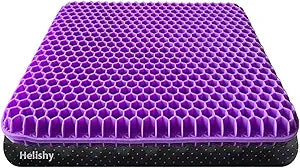 Double Thick Gel Seat Cushion for Long Sitting Comfort