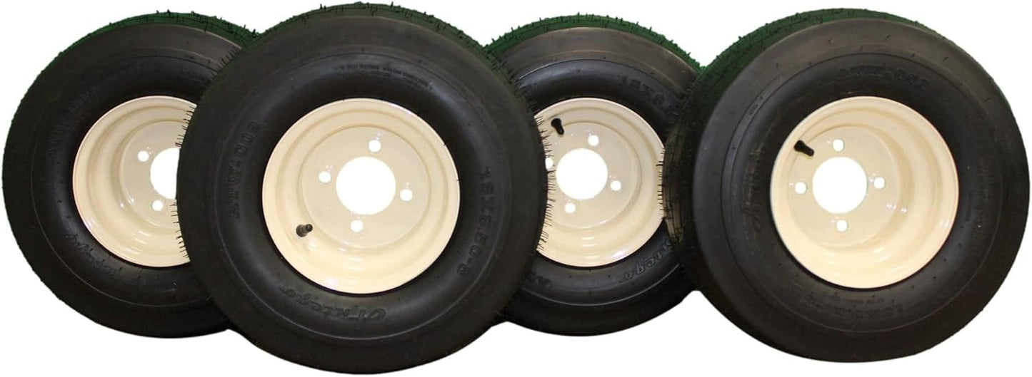 18x8.50-8 Golf Cart Tires and Wheels for EZGO and Club Car