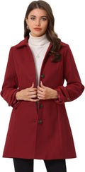 Allegra K Women's Winter Classic Outwear Overcoat - Timeless Warmth