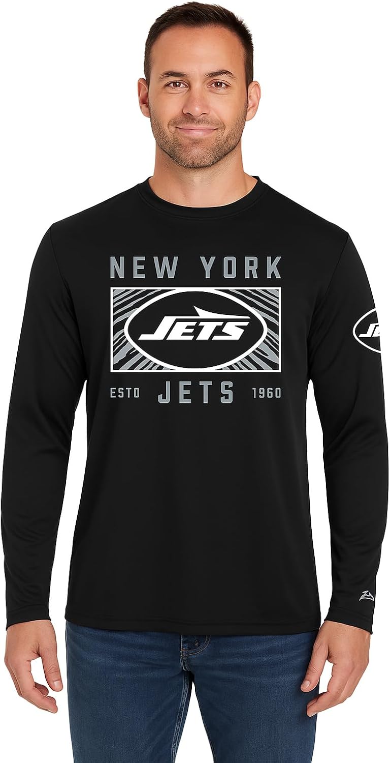 NFL Men's Long Sleeve Team Graphic T-Shirt for Ultimate Fans