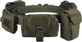 Tactical Battle Belt with Quick Release & Accessory Pouches