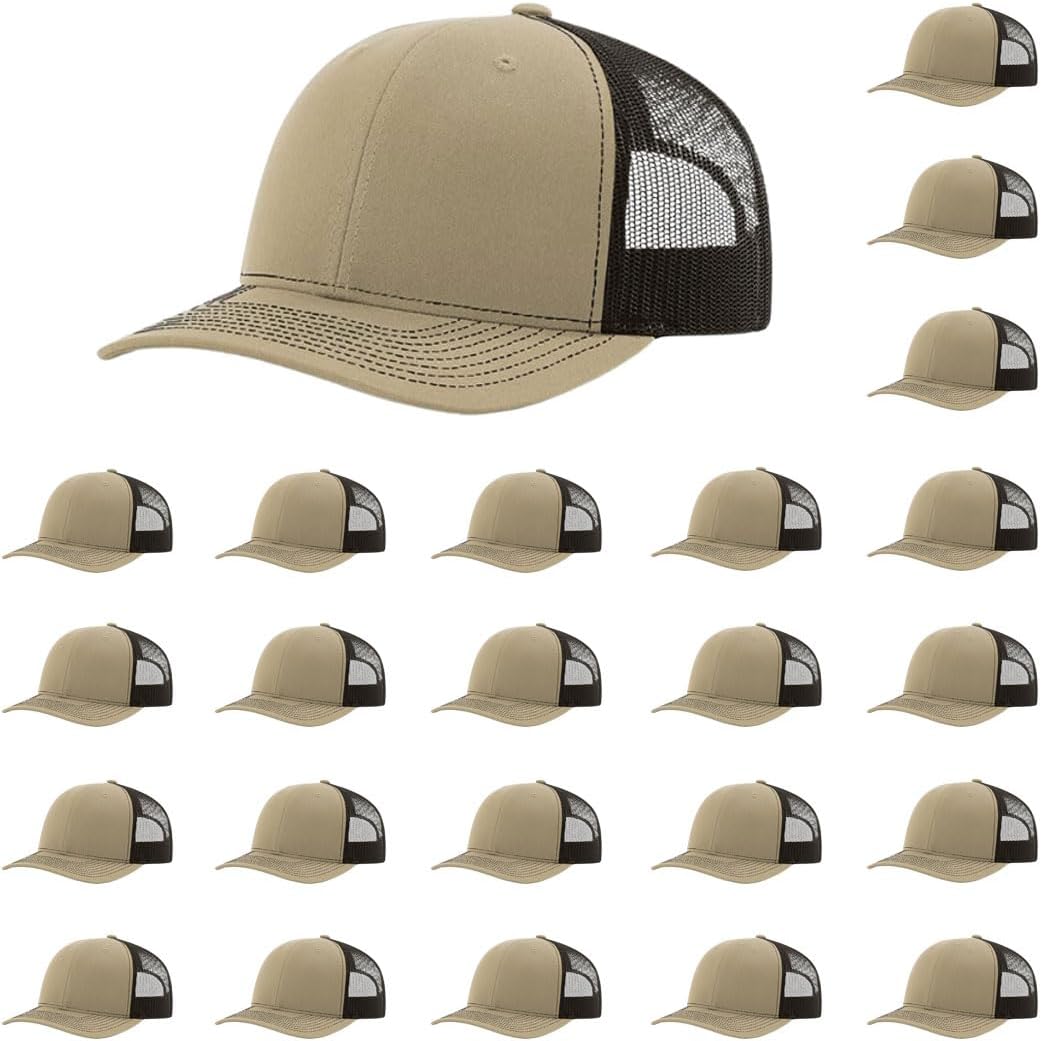 Richardson 112 Classic Six-Panel Adjustable Snapback Trucker Cap