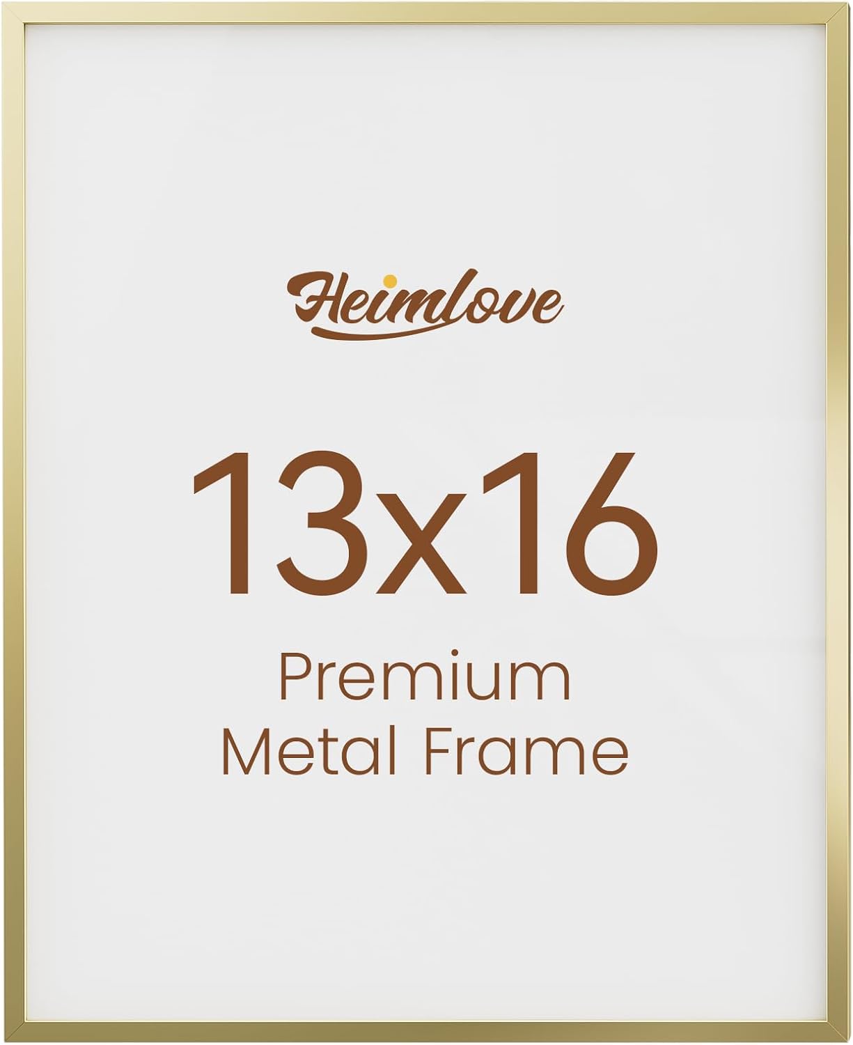Heimlove 13x16 Aluminum Picture Frame for Elegant Wall Decor