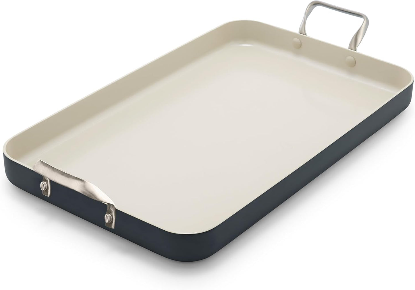 GreenPan Double Burner Griddle Pan - Healthy Nonstick Cookware