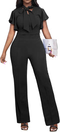 Formal Jumpsuit for Women Long Straight Pants - Elegant Fit