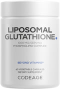Liposomal Glutathione 1000 mg Supplement - High-Potency Reduced