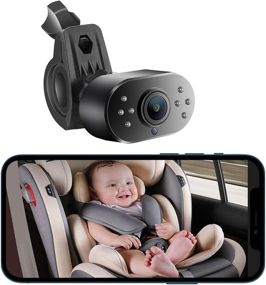 HD WiFi Car Baby Camera - Monitor Rear/Front View