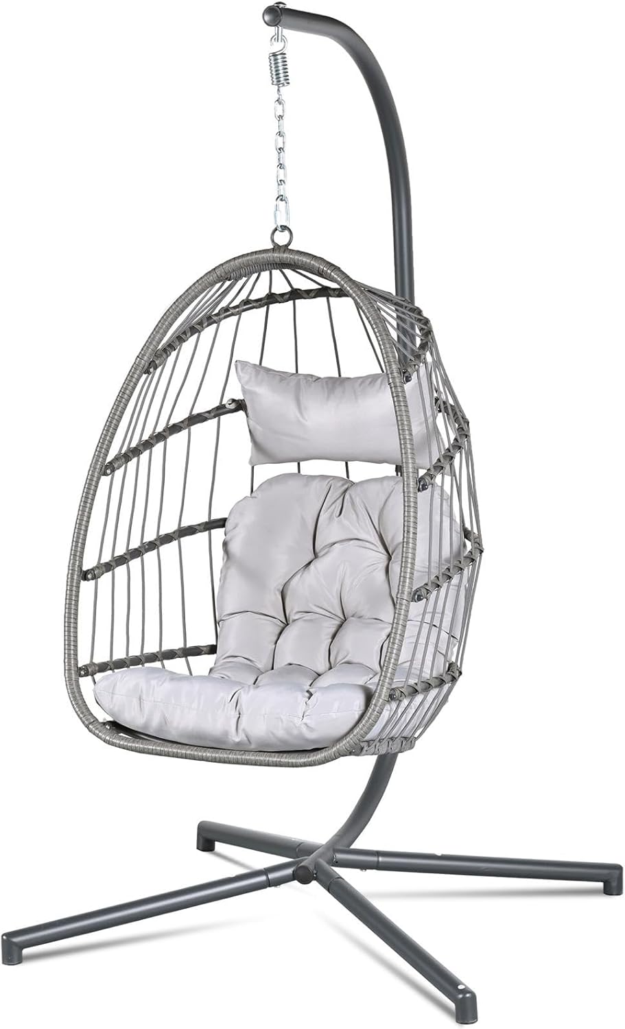 Econohome Hanging Egg Chair with Stand for Indoor and Outdoor Use