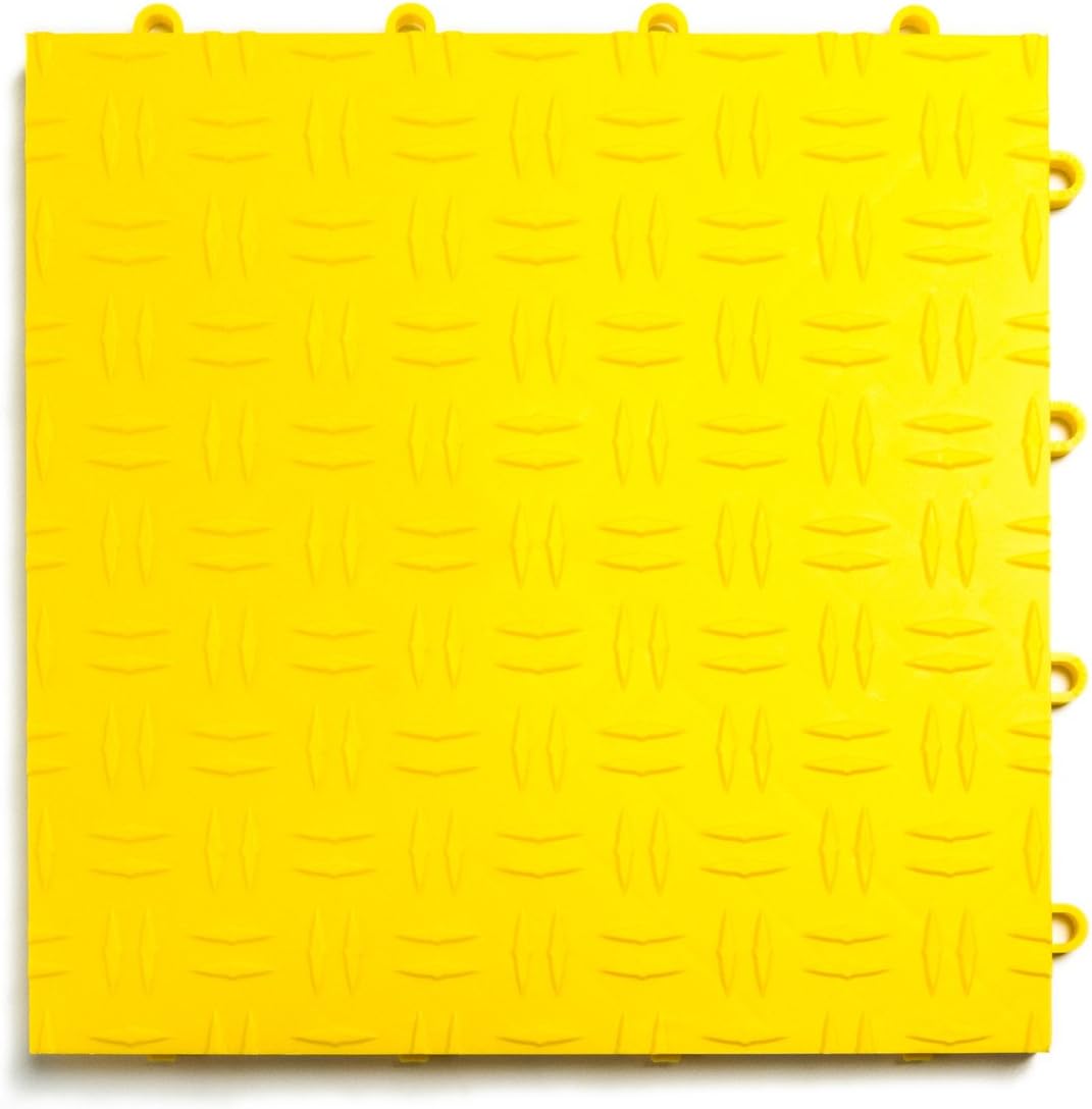 Big Floors GarageTrac Diamond Non-Slip Garage Flooring Tiles