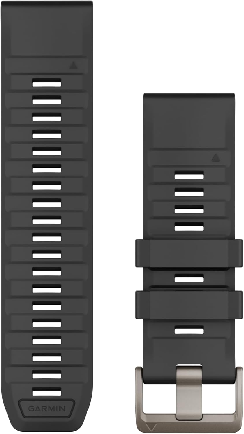 Garmin QuickFit 20mm Black/Pebble Gray Silicone Band Review