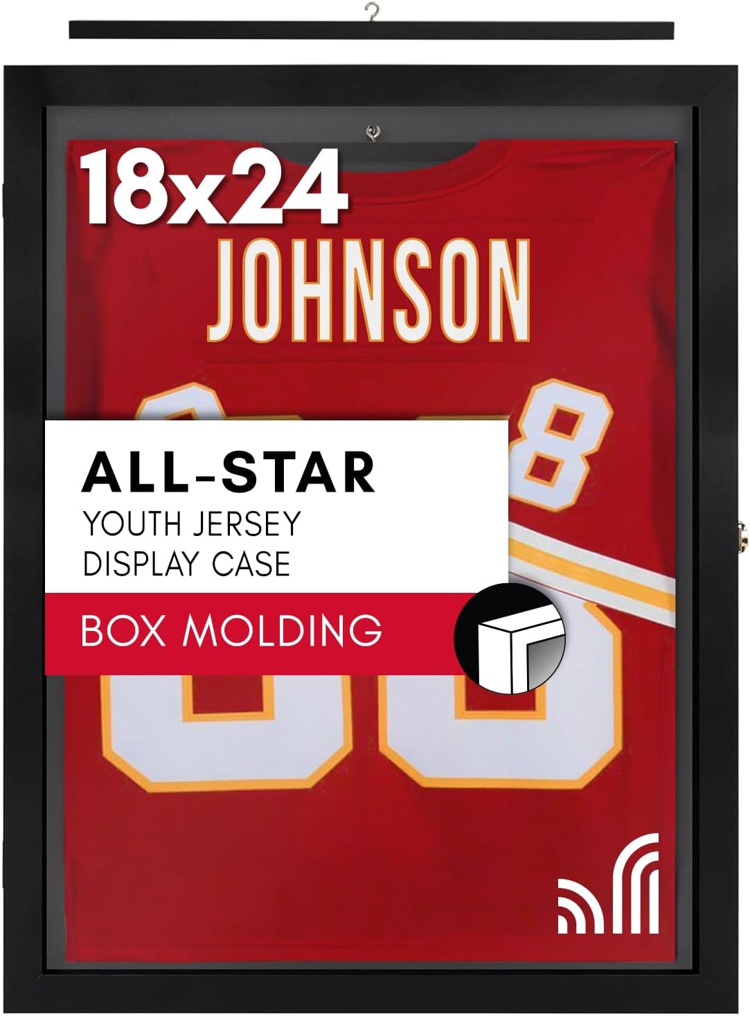 Kids Jersey Frame Display Case for Sports Memorabilia - 18x24