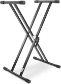 Electronic Keyboard Stand Double Braced X Design - Stable Height