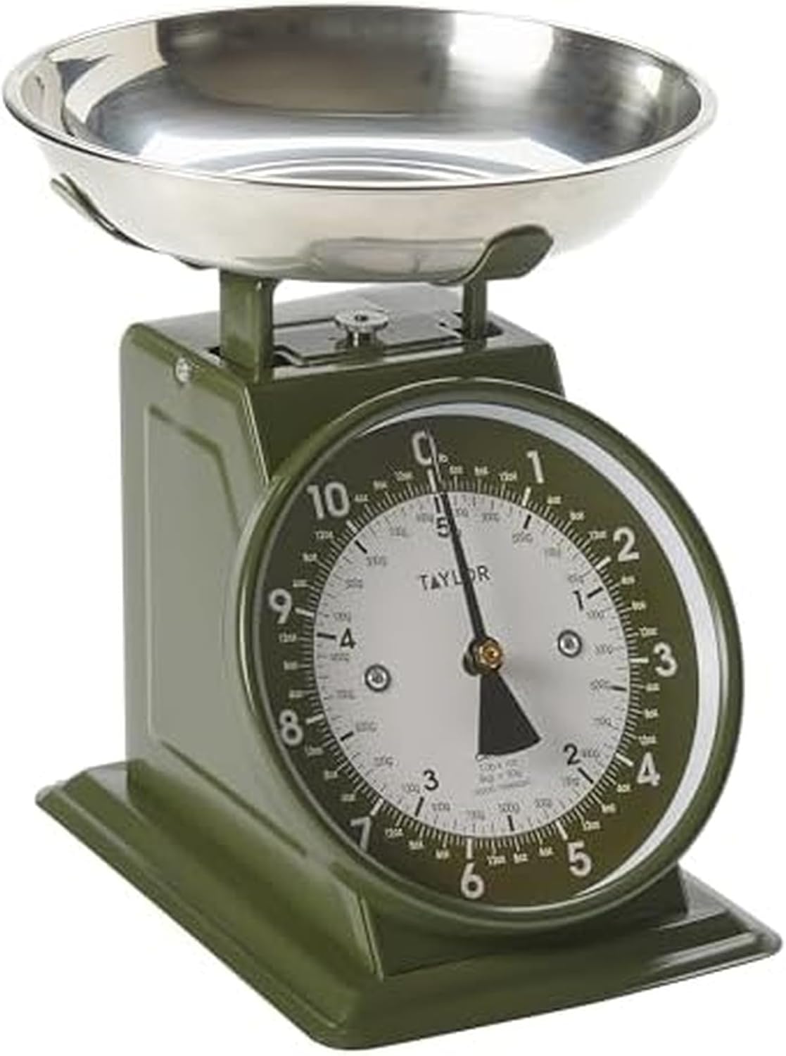 Taylor Mechanical Kitchen Weighing Food Scale with Bowl for Precision