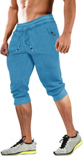MAGCOMSEN Men's 3/4 Training Joggers for Comfort and Performance