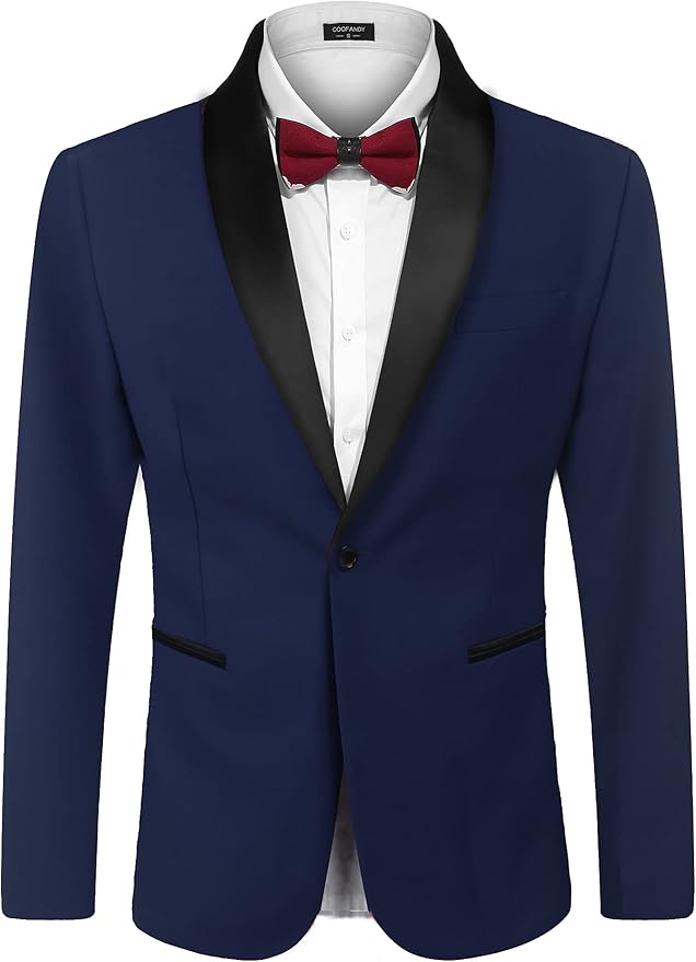 Stylish Men's Tuxedo Jacket Blazer for Weddings and Parties