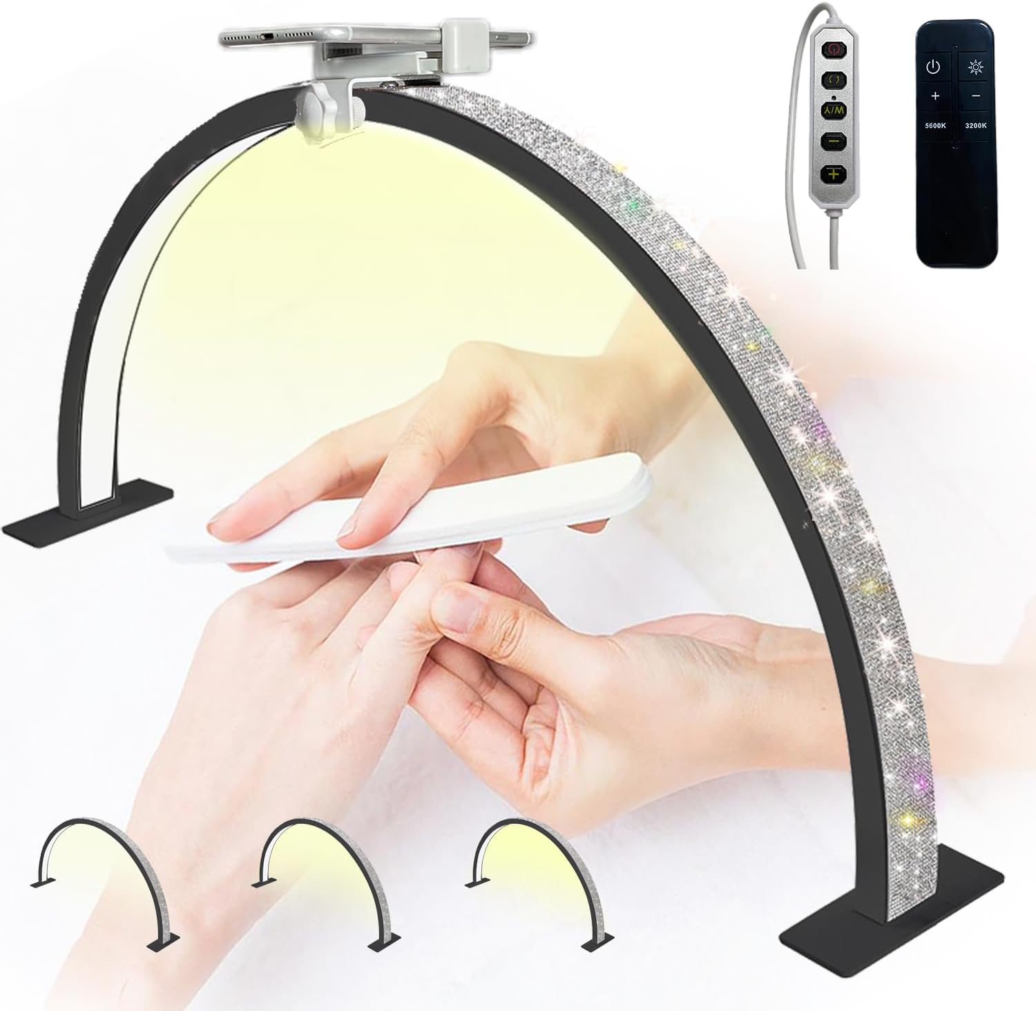 3-Color LED Nail Lamp: Efficient Manicure Lighting