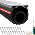 Garage Door Seals Bottom Rubber 10 ft - Heavy-Duty Weather Stripping