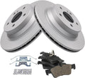 Rear Ceramic Brake Pad & Rotor Kit Compatible with Mercedes-Benz