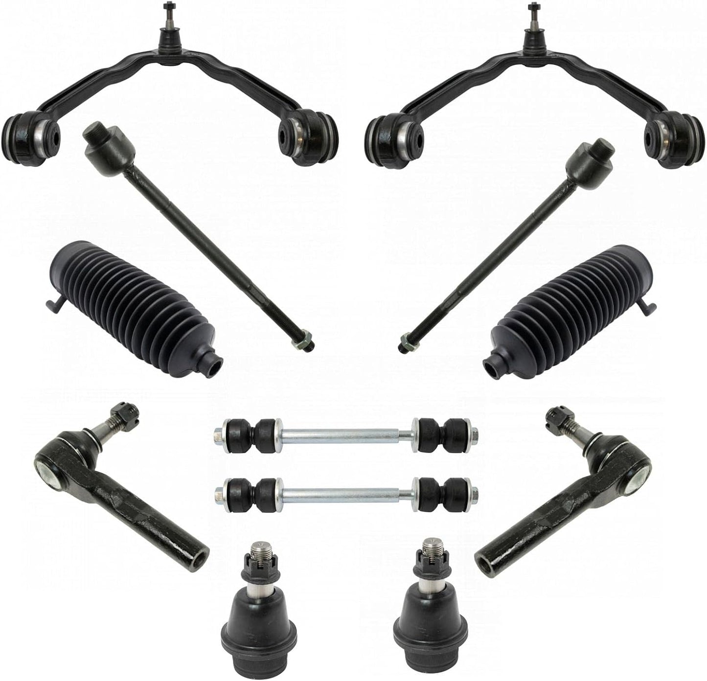 TRQ Front Steering & Suspension Kit for Chevrolet GMC Vehicles