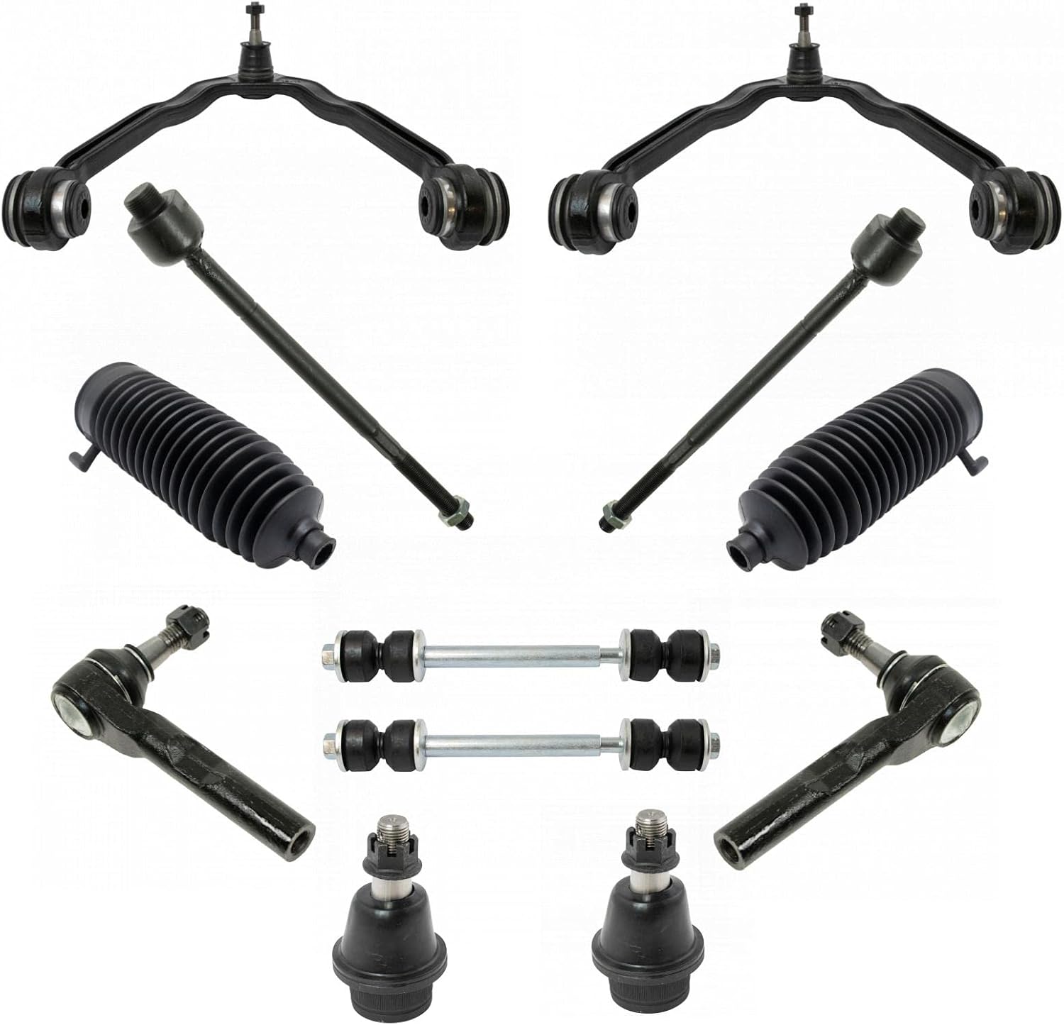 TRQ Front Steering & Suspension Kit for Chevrolet GMC Vehicles
