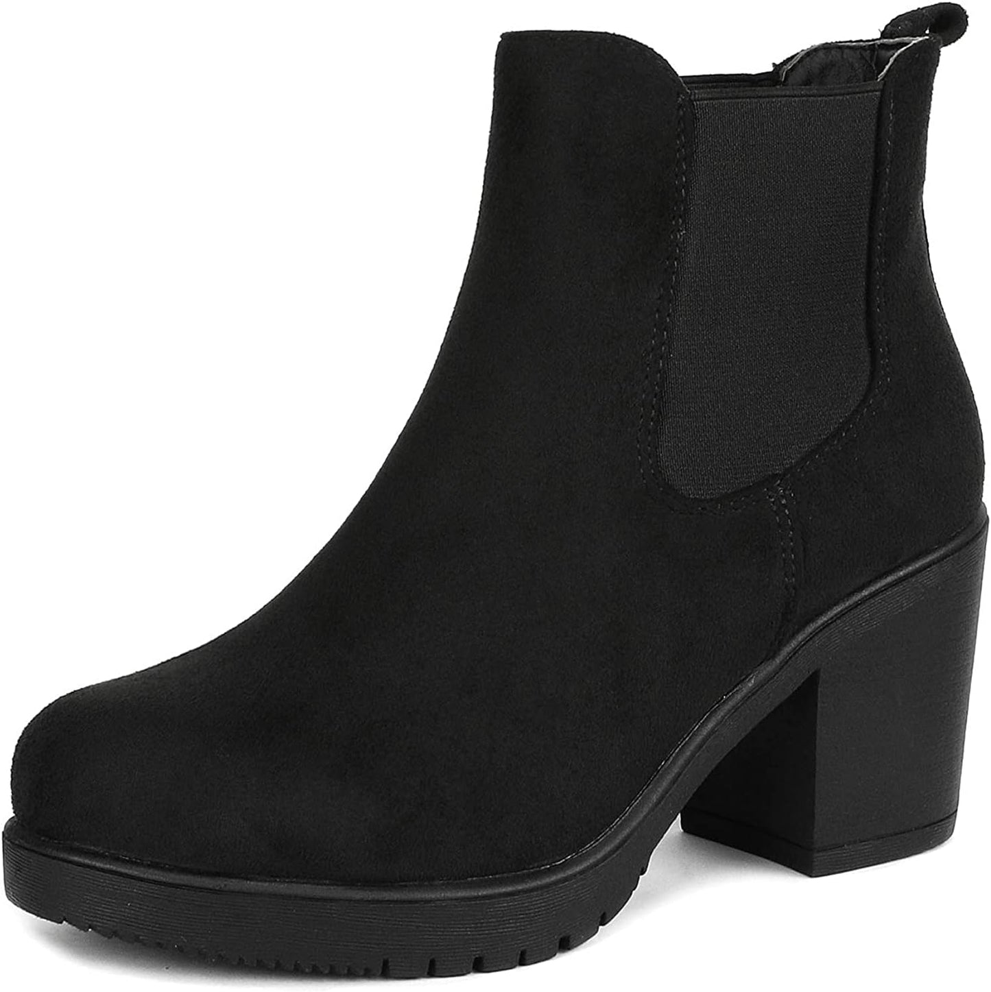 DREAM PAIRS Women's High Chunky Heel Chelsea Ankle Boots Review