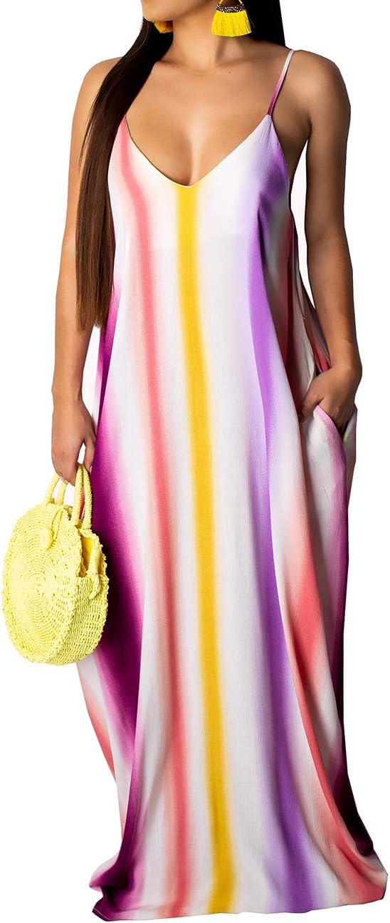 BessCops Summer Maxi Dresses for Women 2025 Plus Size Fashion