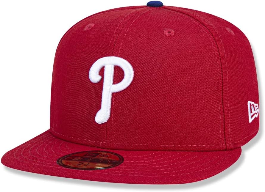 New Era Philadelphia Phillies Fitted 59Fifty On Field Red Cap Hat