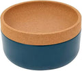 Ceramic and Cork Large Breathable Produce Bowl with Lid - Keeps